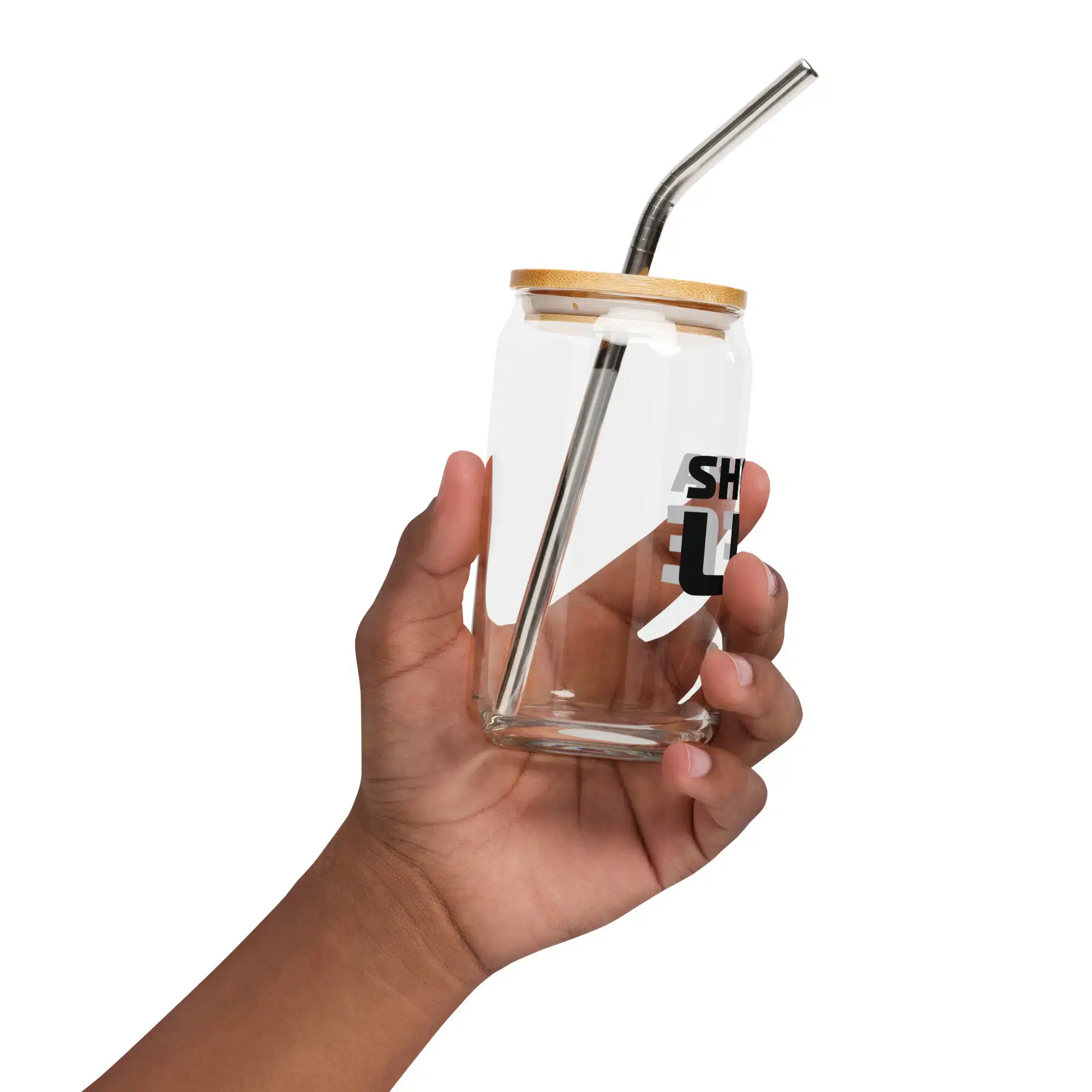 Can-shaped 16 oz. glass - Image 2