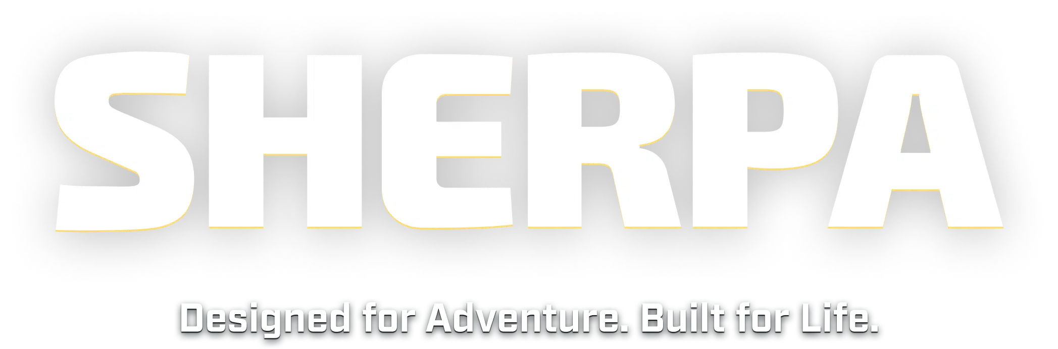 Sherpa Corporate Logo and tagline "Designed for Adventure. Built for Life."